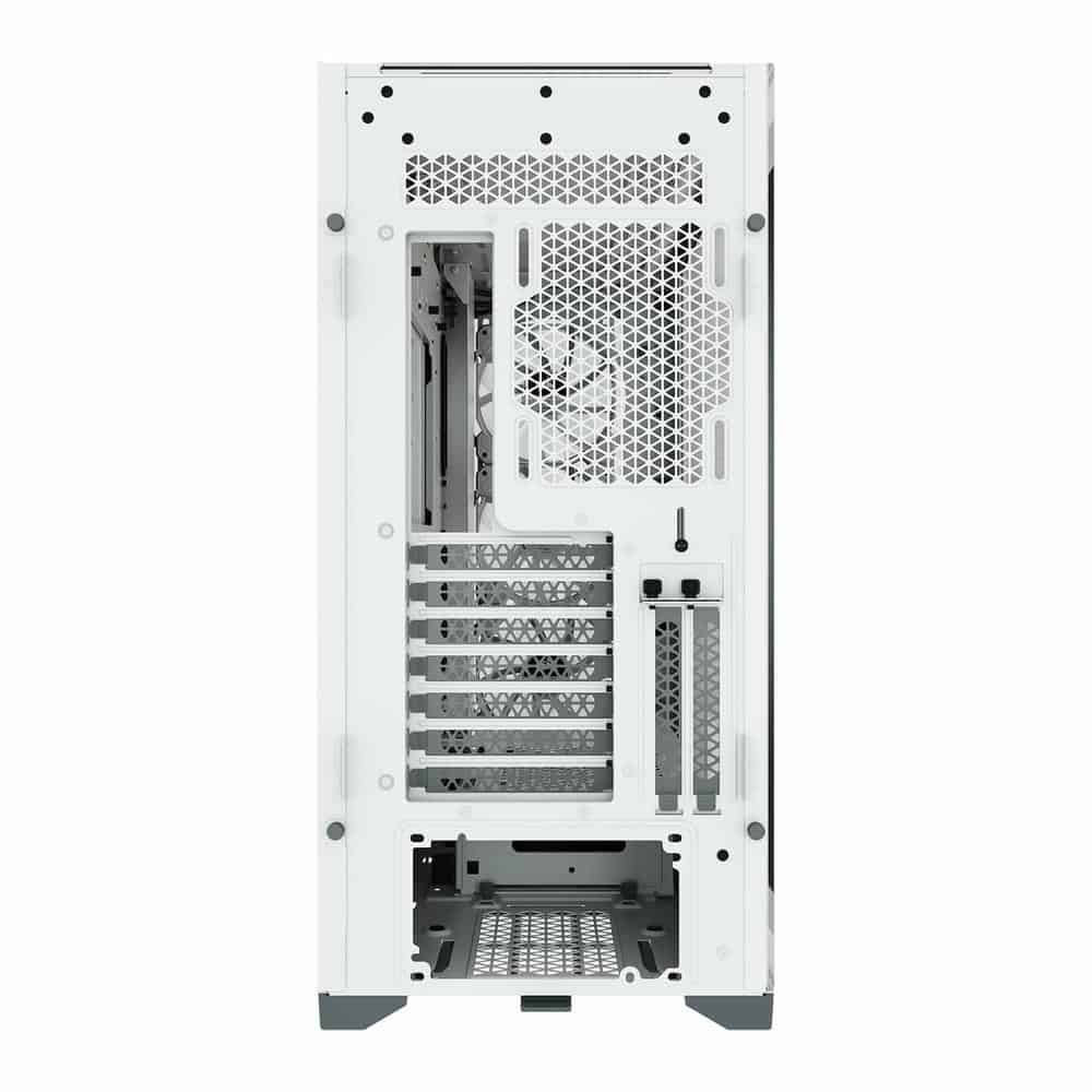 (image for) Corsair 5000X RGB White Mid Tower Tempered Glass PC Gaming Case
